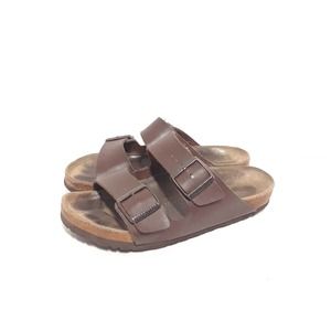 Birkenstock Arizona Faux Leather Sandals - size 37 / 6, Fair GUC! Brown Germany